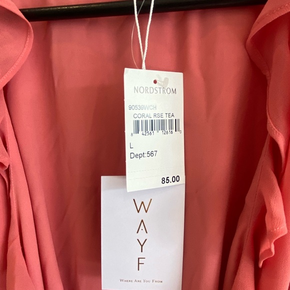 NWT: WAYF Wrap Dress (L) - Picture 3 of 3